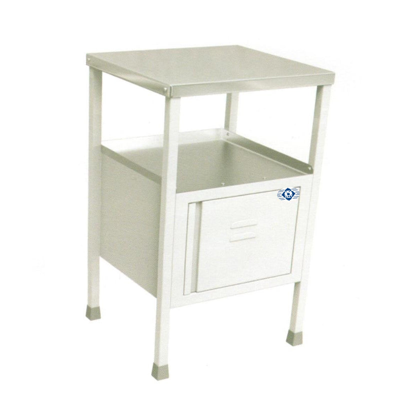 BED SIDE LOCKER S.S TOP & S.S TRAY