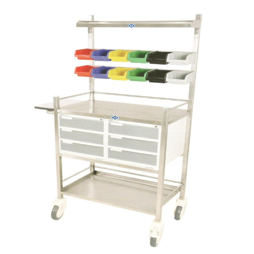 EMERGENCY CRASH CART TROLLEY