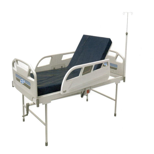 SINGLE FUNCTION MANUAL BED WITH BIG SIDE RAIL